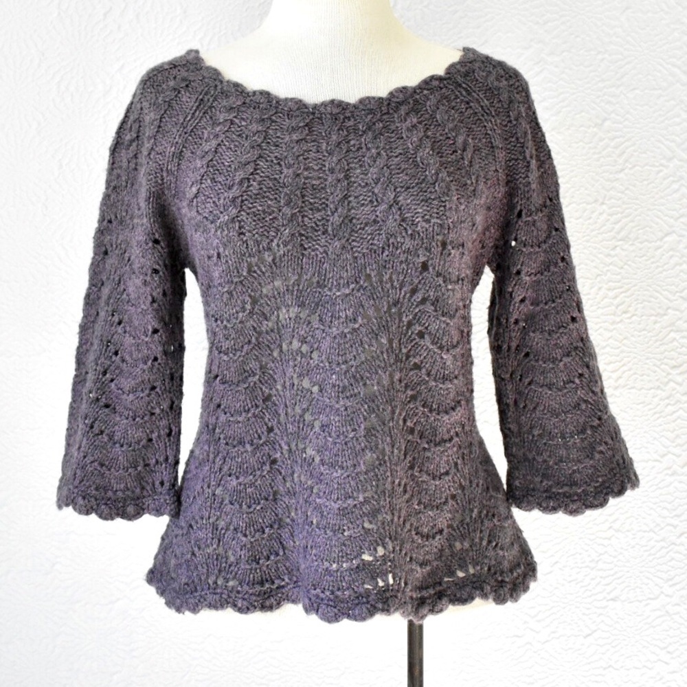 Anthropologie {Sparrow} Carrageen Scoopneck Sweater